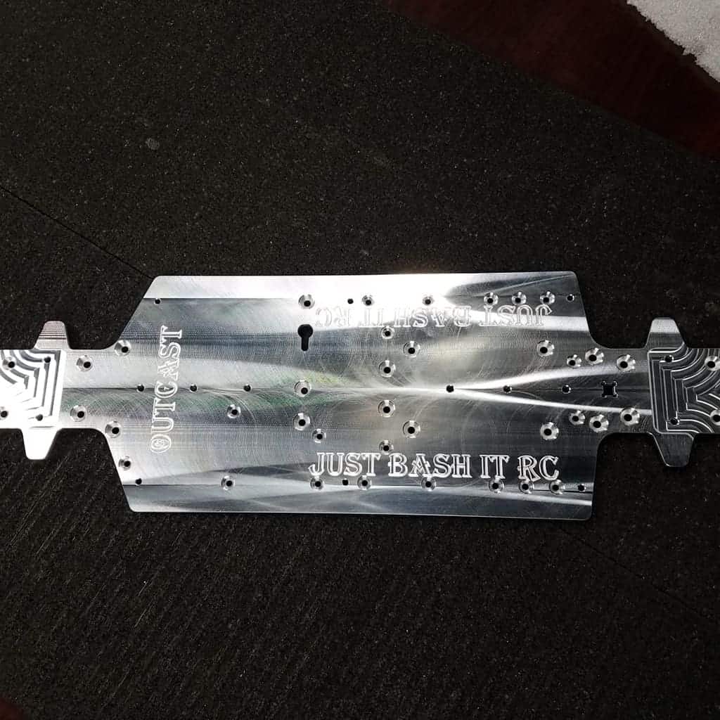 JBIRC Solid Aluminum 6061-T651 Chassis for Arrma Outcast 8s