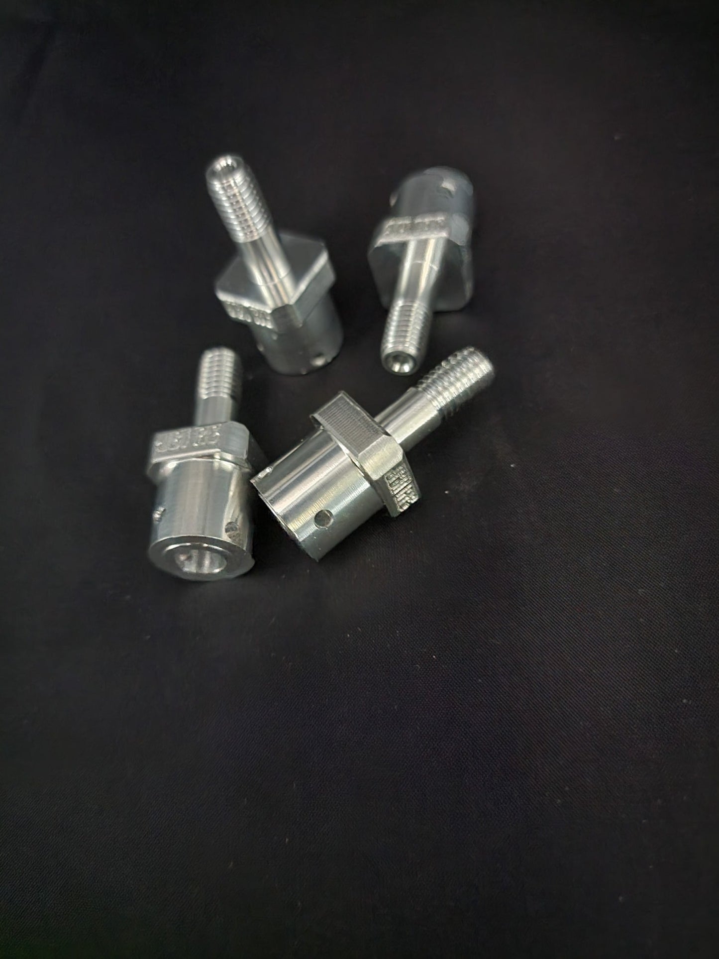 JBIRC TEKNO .75" Square Wheel Hub Adapter to GRP 1/5th Scale (4pc set)