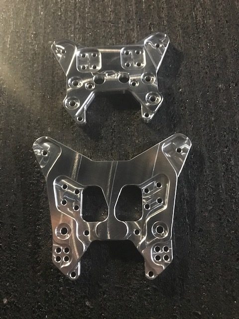JBIRC 6mm 7075-T651 Aluminum Shock Towers Set 6s Mojave