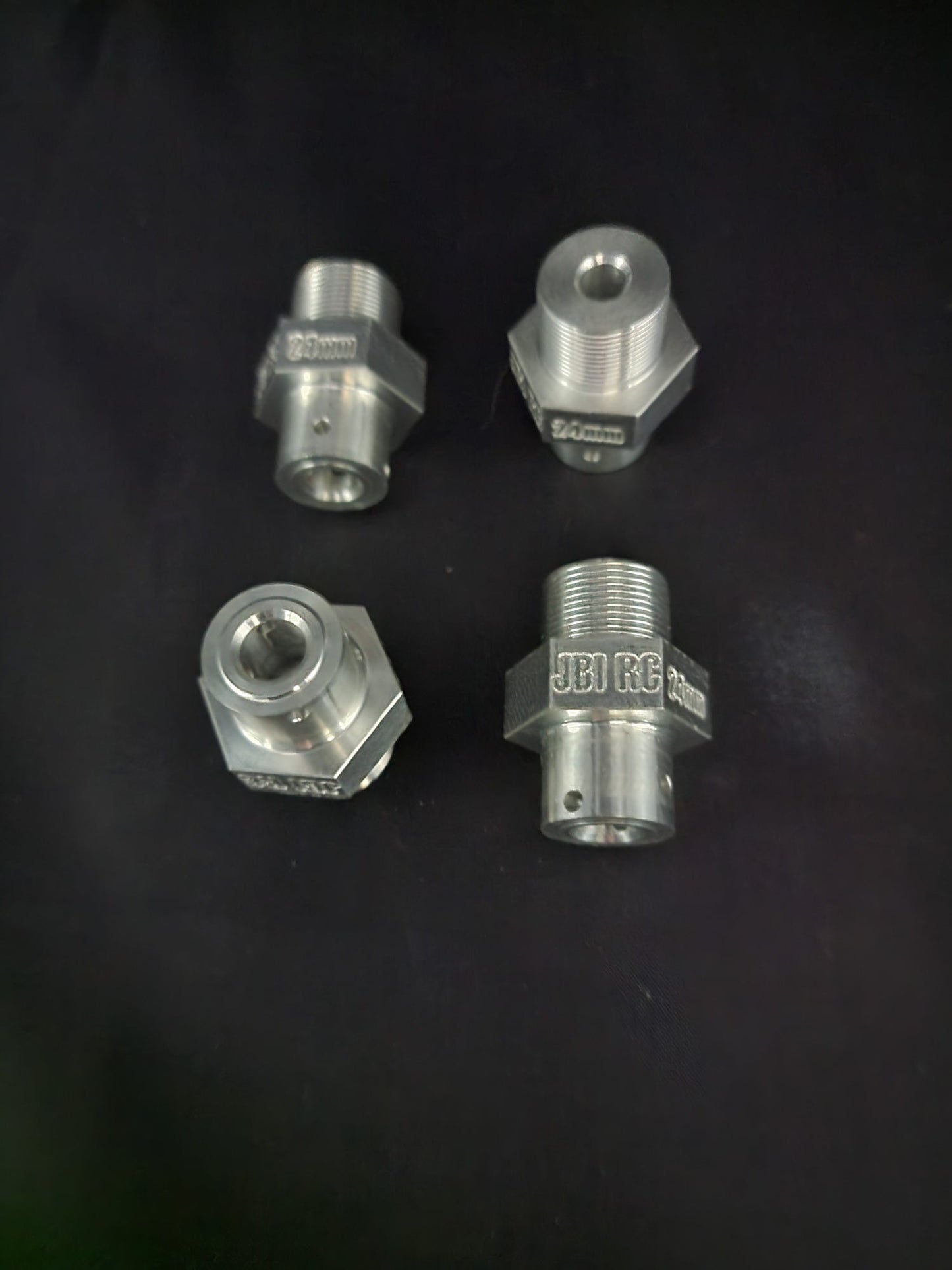 JBIRC Arrma 6s to 24mm (+15mm) Arrma 8s Threads Extended Wheel Hub Adapter (4pc set)