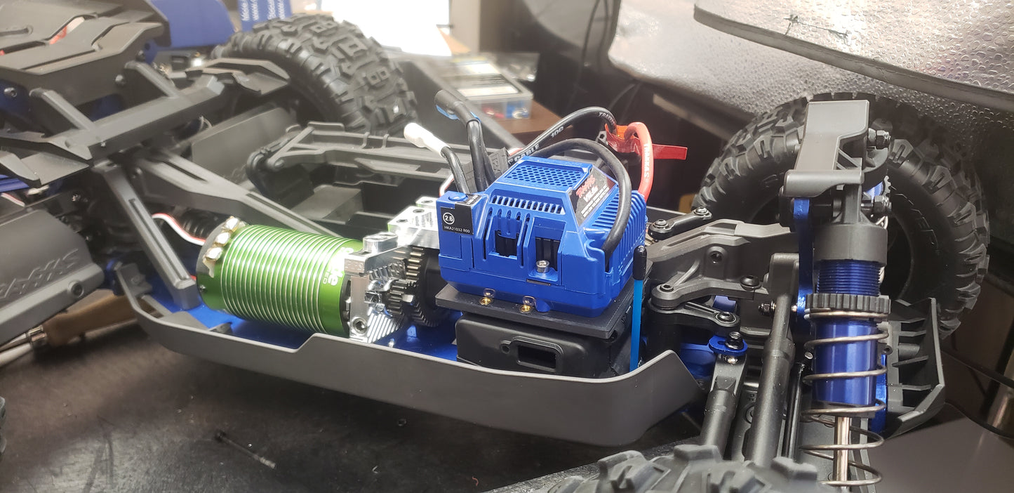 3D Printed Receiver Box and ESC Mount for Traxxas Sledge