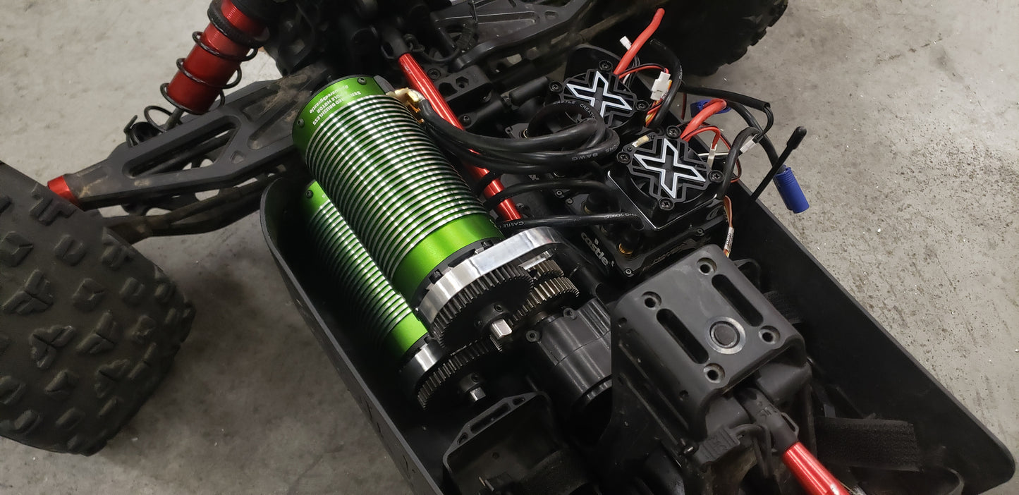 POWER TOWER Dual motor mount for Arrma Kraton/Outcast 8s