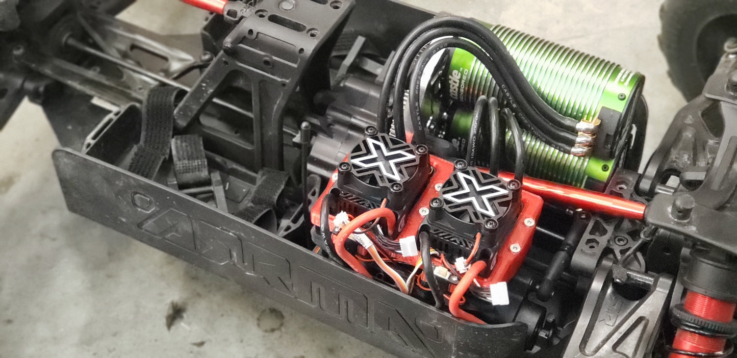 Dual MMX8S Mount for Arrma Kraton/Outcast 8s