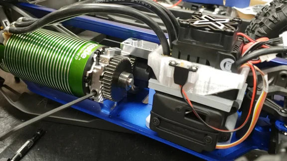 PPS040 3d Printed Receiver Box and ESC Mount for Traxxas Sledge (With RX Box and Custom MMX8s ESC Mount)