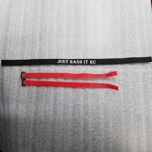 JBIRC Red Narrow Battery Strap Set