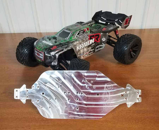 JBIRC Solid Aluminum 6061-T651 Chassis for 6s Arrma Kraton (V1-V5 + EXB) & Talion (V1, V2)