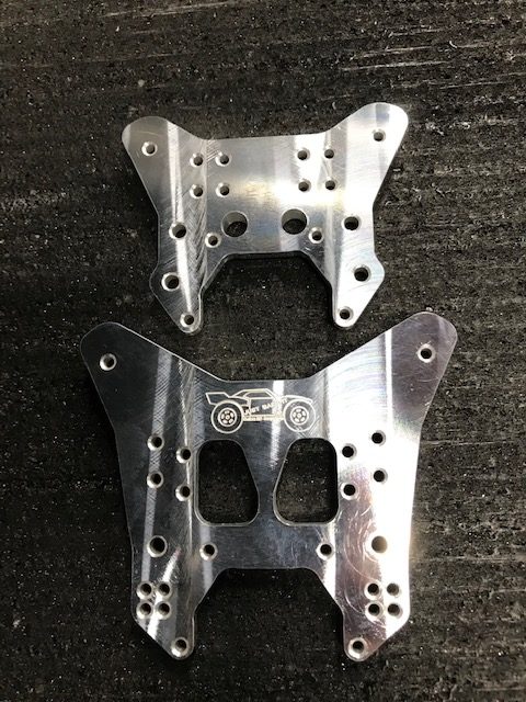 JBIRC 8mm 6061-T651 Aluminum Shock Towers Set 6s Mojave