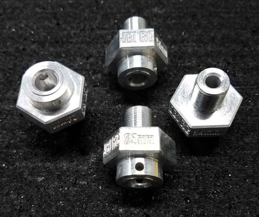 JBIRC 24mm Hex (+10mm) Wheel Hub Adapter NERO (4pc Set)