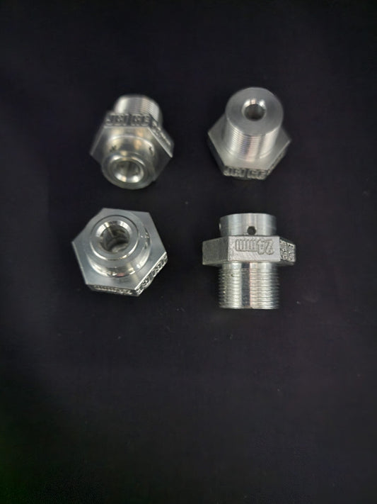 JBIRC Arrma 6s to 24mm (+7mm) Arrma 8s Thread Extended Wheel Hub Adapter (4pc set)