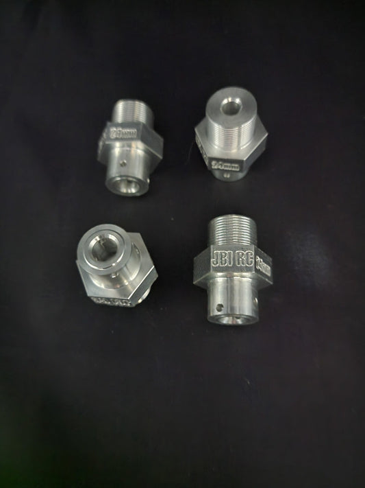 JBIRC Arrma 6s to 24mm (+15mm) Arrma 8s Threads Extended Wheel Hub Adapter (4pc set)