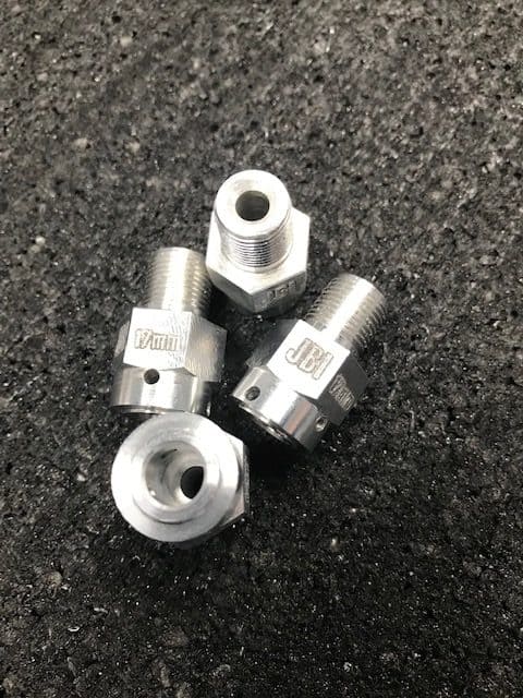 JBIRC 17mm (+2mm) Wheel Hub Adapter All Arrma 6s, Losi Eight, Team Corally 6s and Mugen Seiki! (4pc Set)