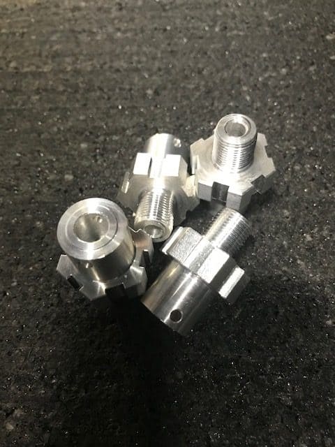 JBIRC CEN Colossus to Xmaxx +15mm Wheel Hub Adapter (4pc Set)
