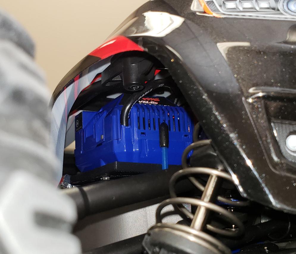 3d printed Reciever Box and ESC Mount for Traxxas Sledge