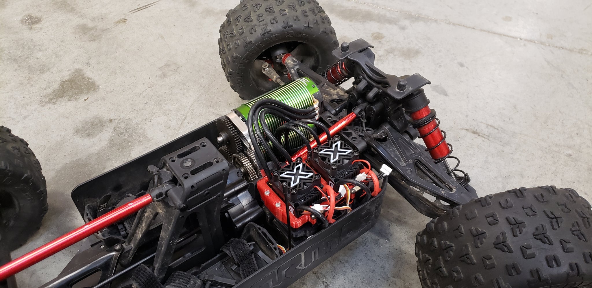Motor and ESC Fan Debris Cover Set, Arrma Kraton or Outcast 8S, 3D Skull Motor and ESC Fan Debris Cover Set, Arrma Kraton or Outcast 8S, 3D Skull