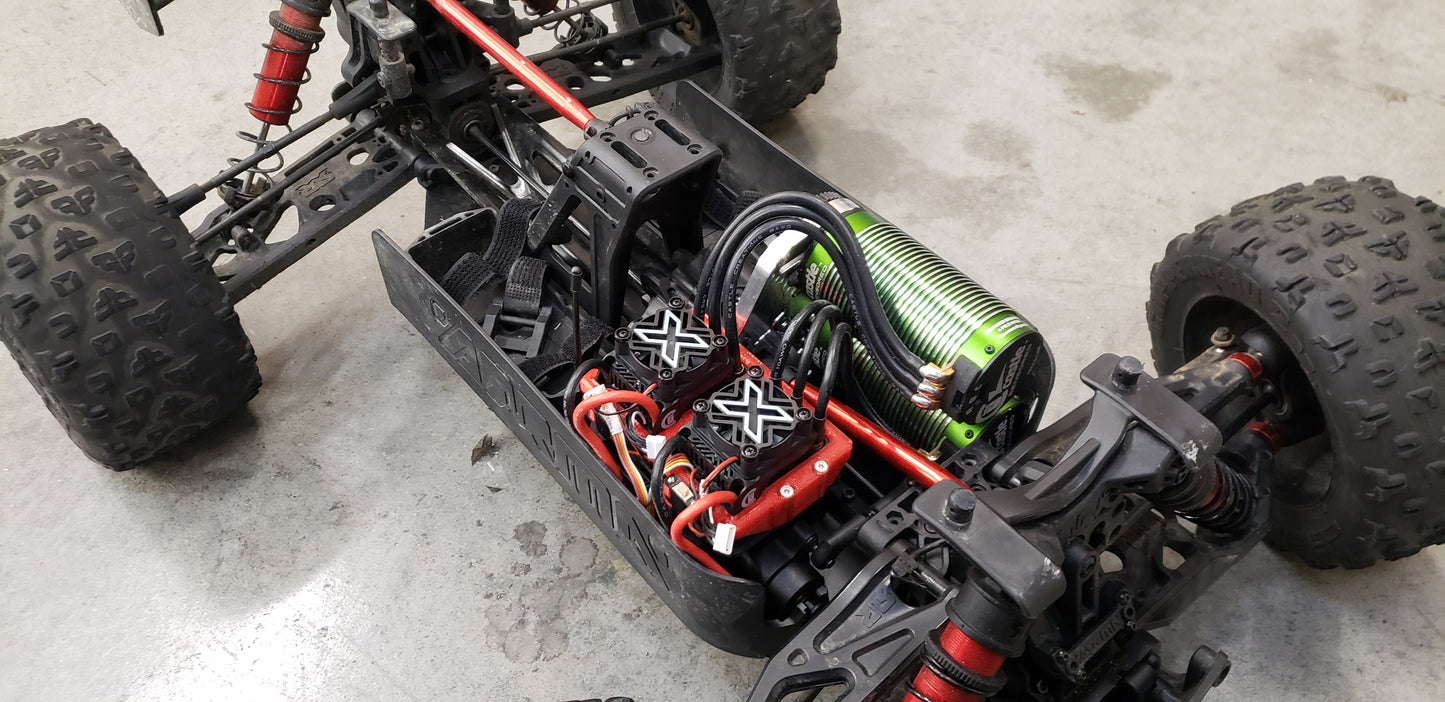 POWER TOWER Dual motor mount for Arrma Kraton/Outcast 8s